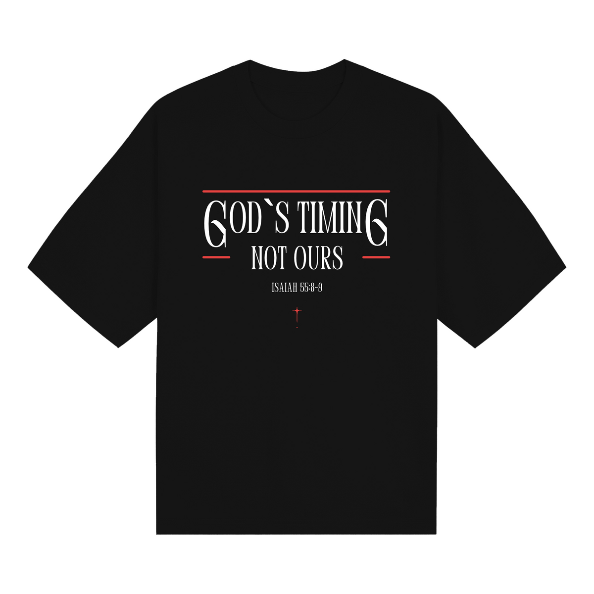 God's Timing Not Ours - Pro Club Inspired (Black)