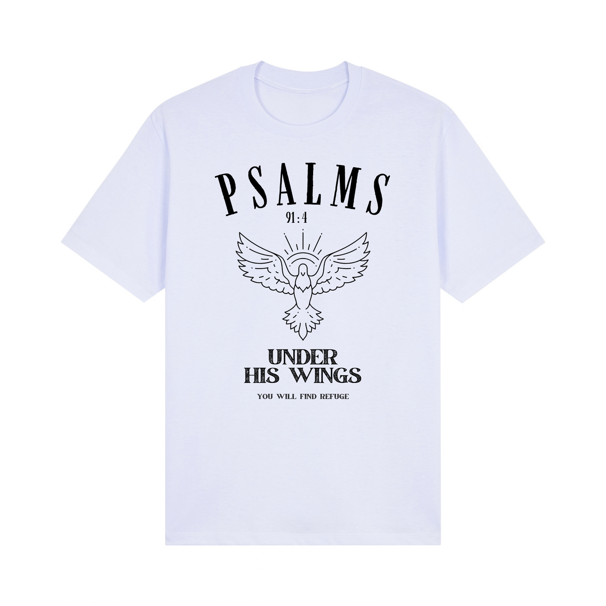 Psalms 91:4 - Basic Tees